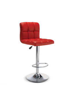 Alternative view of Bar Stool (Red PU) ST-139-R Set of 2