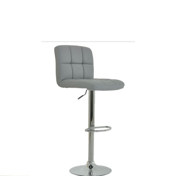 Alternative view of Bar Stool (Grey PU)  ST-139-G Set of 2