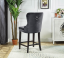 Alternative view of Bar Stool (Grey Velvet)ST-6010 Set of 2