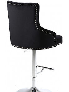 Alternative view of Bar Stool (Black Velvet)ST-6021