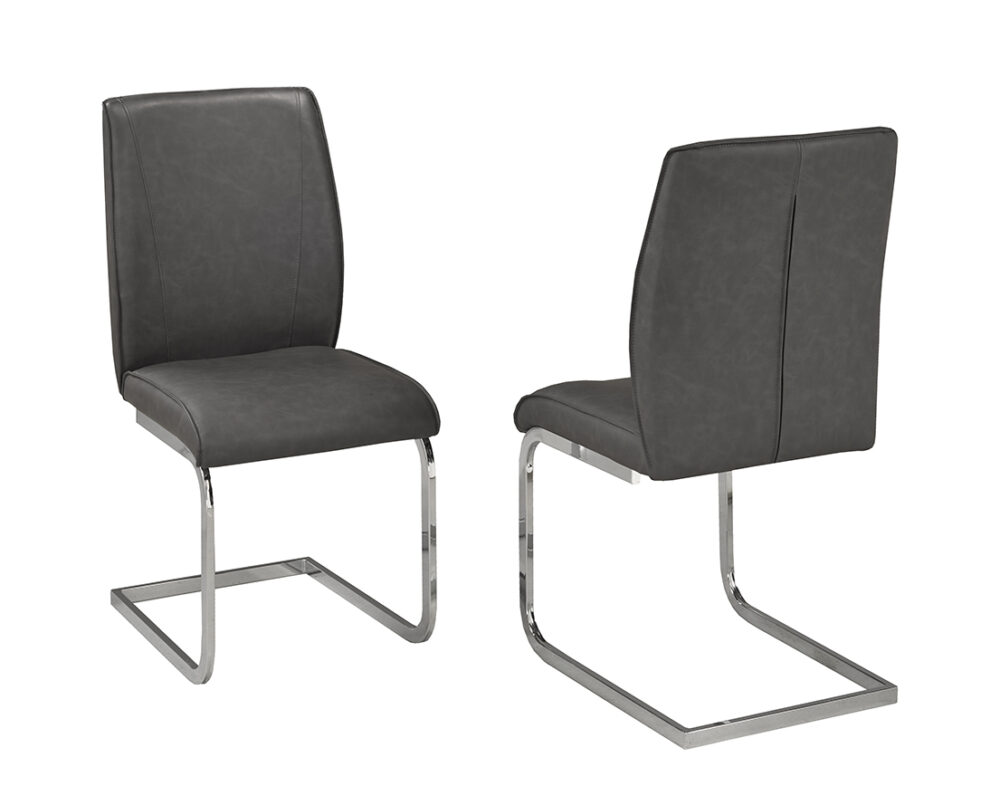 Dining Chair, Set Of 2 - Grey