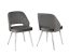 Dining Chair, Set Of 2 - Grey Velvet