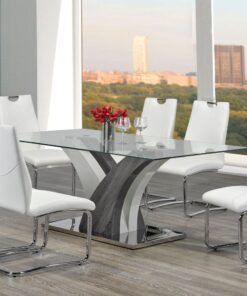 Jerom 7-Piece Dining Set - White