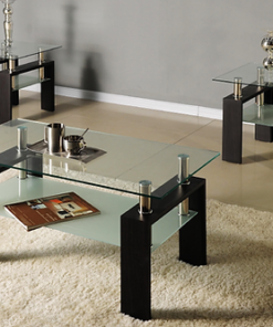 Modern Glass Coffee Table Set