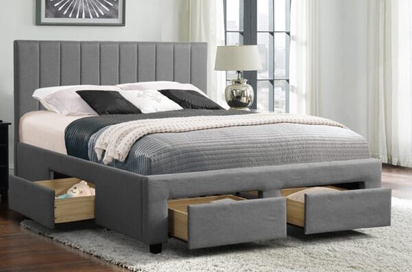 T2157 King Size Platform Bed with Storage