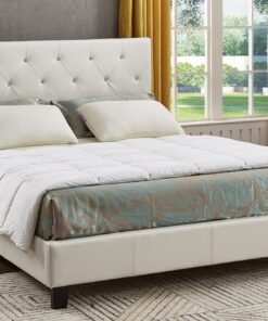 T2366 Double Size Bed White