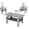 Modern Glass Coffee Table Set