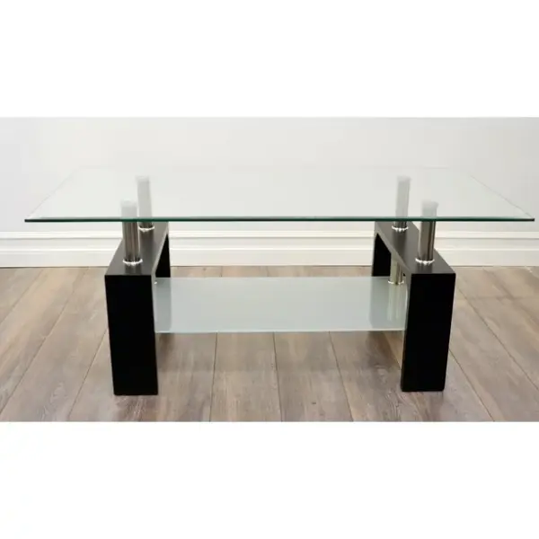 Alternative view of Modern Glass Coffee Table Set