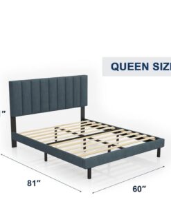 Alternative view of Queen Size bed with 10" inch memory foam mattress
