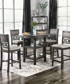 5 Piece Counter Height Set - GREY