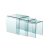 BENT GLASS Nesting Table GY-S0SET-12B Clear
