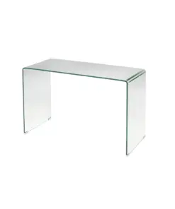Bent Glass Desk GY-S01CST12B 120*50*76cm