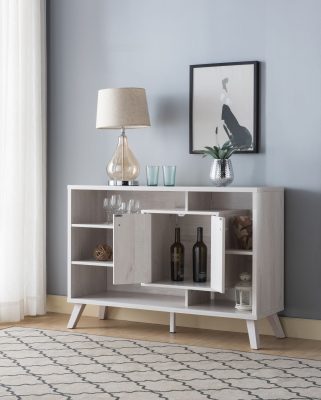 Alternative view of Buffet/Server - White Oak