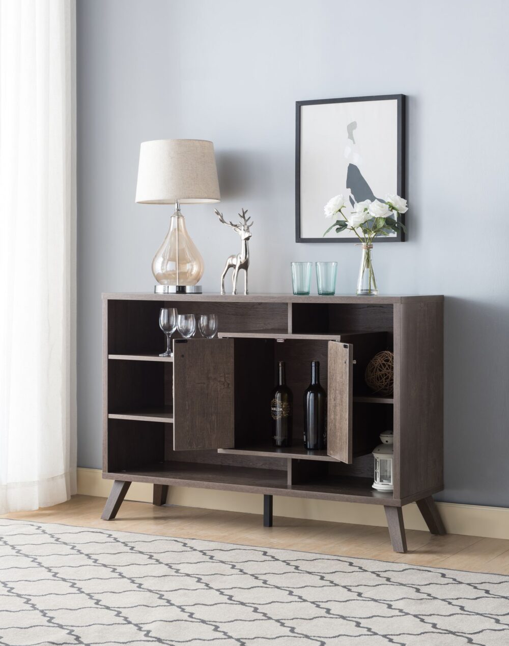 Alternative view of Buffet/Server - Walnut Oak