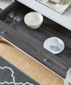 Alternative view of Buffet/Server - White Oak/Grey