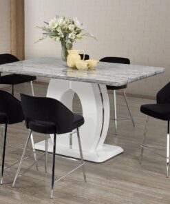 7-Piece Counter Height Set - BLACK