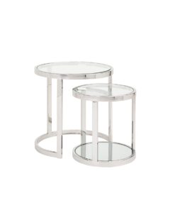 AVON Nesting End Table GY-ET-509 2pc Round Nesting Table