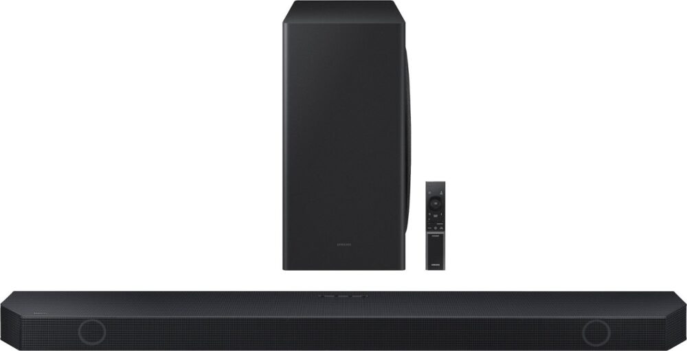 Samsung - Q-series 5.1.2 ch Wireless Dolby Atmos Soundbar w/ Q Symphony - Black