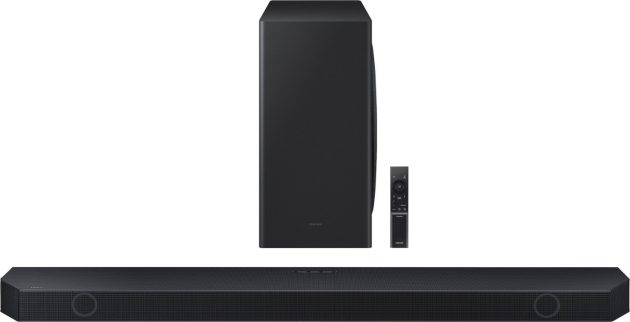 Samsung - Q-series 5.1.2 ch Wireless Dolby Atmos Soundbar w/ Q Symphony - Black