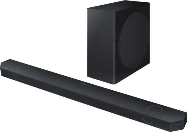 Samsung - Q-series 5.1.2 ch Wireless Dolby Atmos Soundbar w/ Q Symphony - Black - Image 2