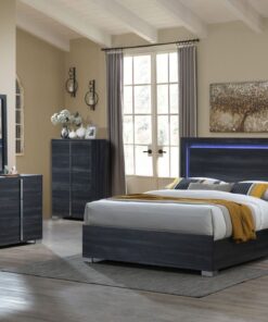 8pc Bedroom Set with 10 inch memory foam