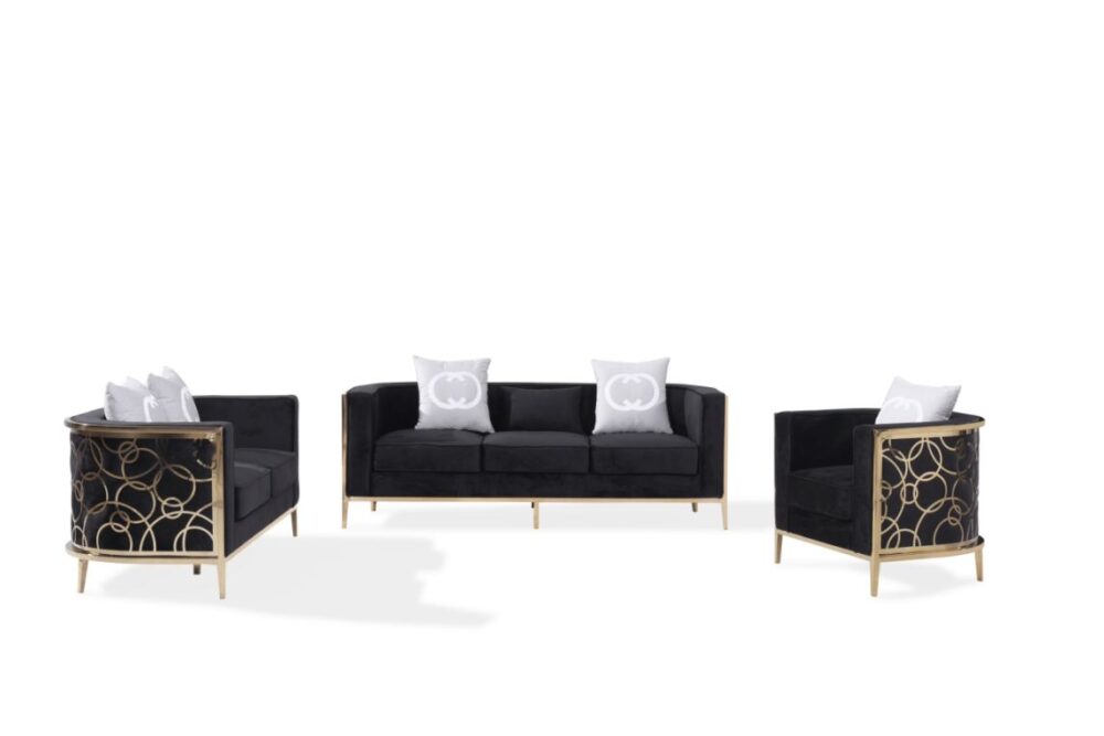 Eros 3pc sofa set
