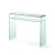 Bent Glass Console Table GY-S02CST-12 With Shelf