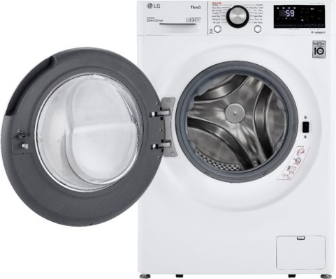 Alternative view of LG WM1455HWA & DLHC1455W Washer Dryer