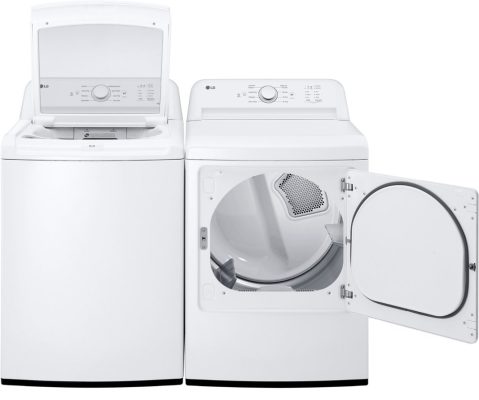Alternative view of LG WT6105CW & DLE6100W Washer Dryer