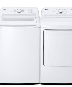 LG WT6105CW & DLE6100W Washer Dryer