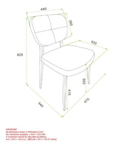 Alternative view of Zeke Dining Chair, Set of 2, in Charcoal and Black