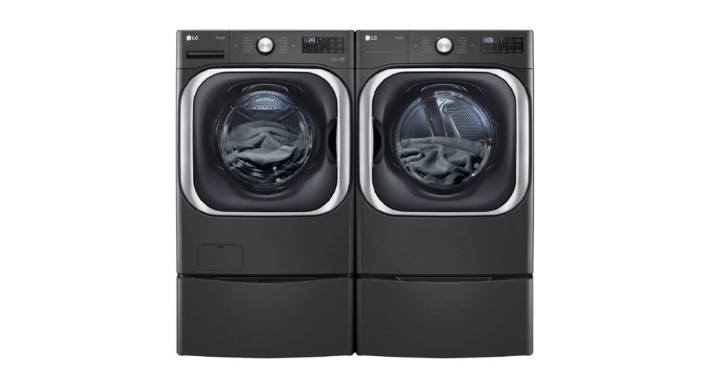 LG WM8900HBA & DLEX8900B Washer Dryer