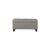 Harper Rectangular Storage Ottoman Bench in Light Grey