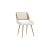 Hudson Dining Chair in Beige Fabric and Natural