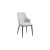 Kash Dining Chair, Set of 2, in Beige Fabric and Black