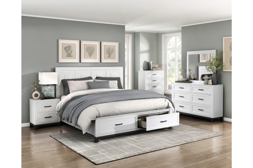8Pc Bedroom Set-Garretson Collection 1450WH