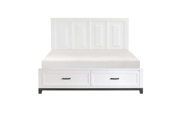 Alternative view of 8Pc Bedroom Set-Garretson Collection 1450WH