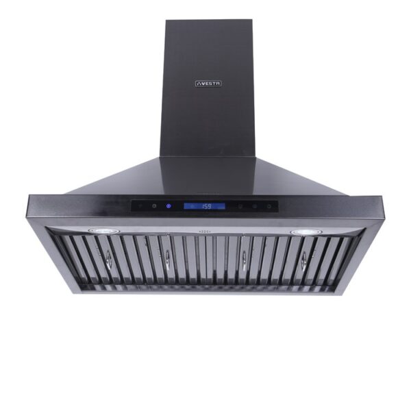 Frankfurt 30''/36'' Black Stainless Steel Wall Mount