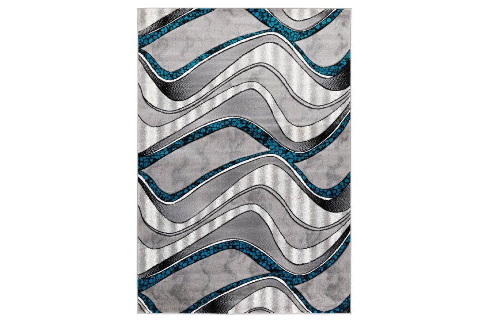 BRISTOL-4673 GREY-TURQUOISE