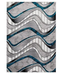 BRISTOL-4673 GREY-TURQUOISE