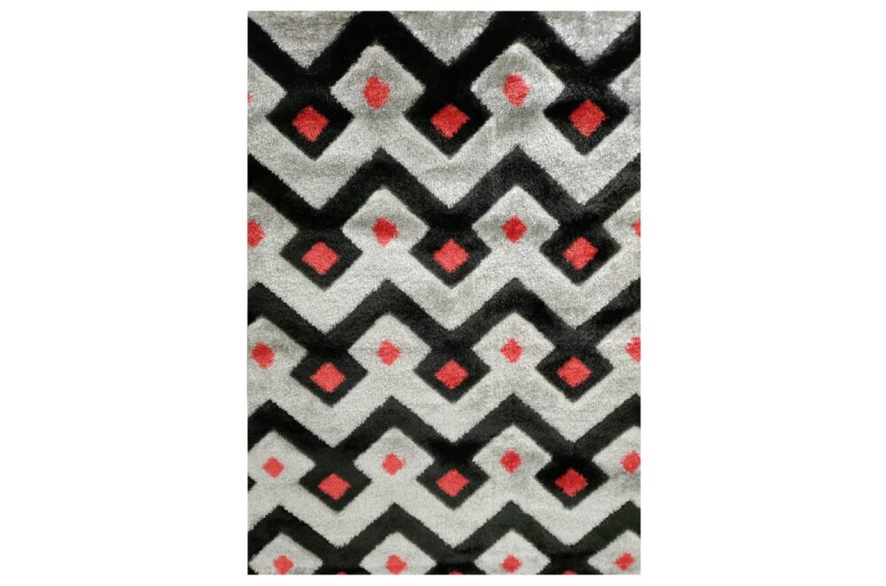 COLARADO SHAGGY P2949A GREY-RED