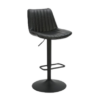 Kosi Adjustable Air-Lift Stool, set of 2, in Black - Furniture Trends