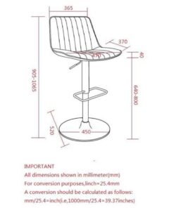 Alternative view of Kosi Adjustable Air-Lift Stool, set of 2, in Brown and Black