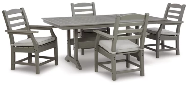 Visola Outdoor Dining Table and 4 Chairs - Image 2