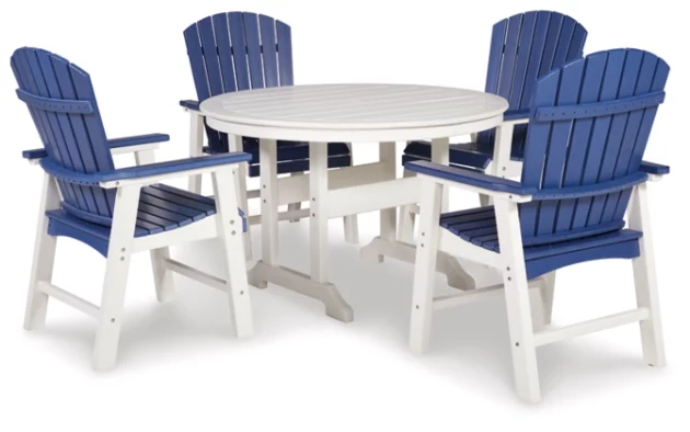 Toretto Outdoor Dining Table and 4 Chairs - Image 2