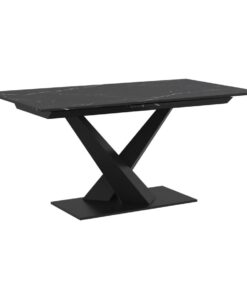 Julius Dining Table w/Extension in Black