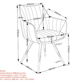Alternative view of Talon Swivel Dining and Accent Chair, set of 2, in Charcoal and Black