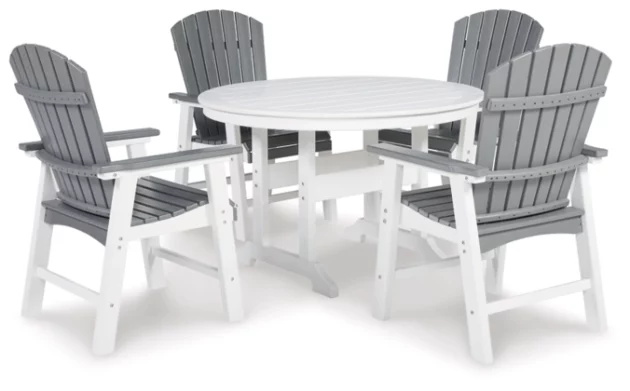 Transville Outdoor Dining Table and 4 Chairs - Image 2