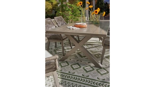 Beach Front Rectangle Outdoor Dining Table