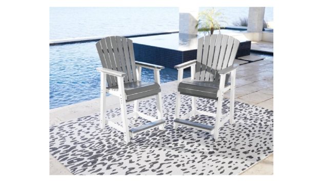 Transville Outdoor Counter Height Bar Stool (Set of 2)